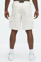 Stacked Ripstop Relaxed Cargo Shorts(Khaki,S)