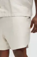 Twill Stripe Linen Shorts(Taupe/combo,S)
