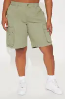 One Way Or The Other Bermuda Short(Olive,XS)