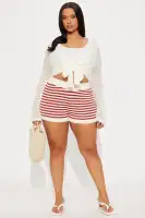 Desert Summers Crotchet Micro Short(Rust/combo,XS)