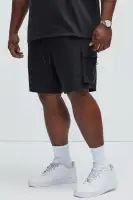 Keep It Coming Cargo Nylon Shorts(Black,S)