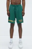 Dragon Palm Knitted Relaxed Shorts(Green/combo,S)