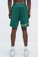 Dragon Palm Knitted Relaxed Shorts(Green/combo,S)