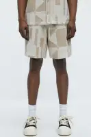Abstract Relaxed Shorts