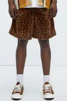 Relaxed Everyone Is A Cheetah Shorts(Brown/combo,30)