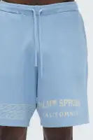 Palm Springs Knitted Relaxed Shorts(Blue/combo,S)