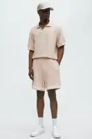 Grecian Textured Shorts(Pink,S)