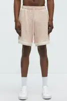 Grecian Textured Shorts(Pink,S)