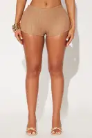 Laila Crochet Micro Short(Mocha,XS)