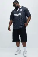 Linden Textured Baggy Shorts(Black,30)