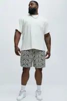 Harold Jacquard Knit Shorts(Grey/combo,S)