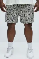Harold Jacquard Knit Shorts(Grey/combo,S)
