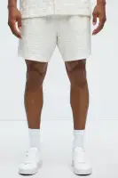 Criss Cross Textured Shorts