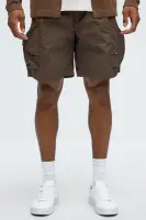 Take A Hike Cargo Shorts(Brown,S)