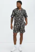Wild West Relaxed Short(Brown Combo,S)