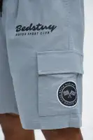 Bedstuy Patch Relaxed Shorts(Light Blue,S)