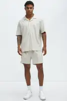 Havana Jacquard Relaxed Shorts(Cream,S)