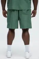 Retro Embroidered Corduroy Shorts(Green,S)