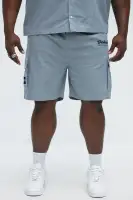 Bedstuy Patch Relaxed Shorts(Light Blue,S)