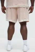 Grecian Textured Shorts(Pink,S)