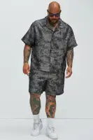 Harrison Jacquard Shorts(Charcoal,S)