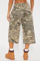 Next Level Tree Camo Bermuda Short(Khaki/combo,XS)