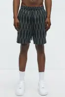 Waved Lines Shorts(Black/combo,S)