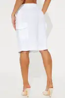 Next To You Linen Short(White,XS)