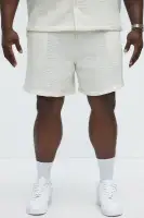 Subtle Waffle Texture Shorts(Cream,S)