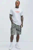 Deylen Cargo Relaxed Shorts(Camouflage,30)