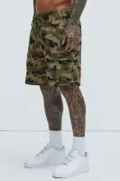 Twill Volley Cargo Shorts(Camouflage,S)