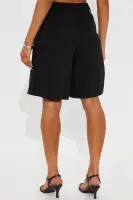 Rosie Trouser Bermuda Short(Black,XS)