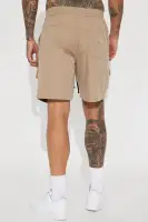 All Cap Utility Nylon Cargo Shorts(Taupe,S)