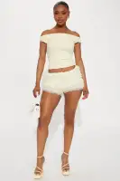 Antoinette Low Rise Lace Micro Bloomer Short