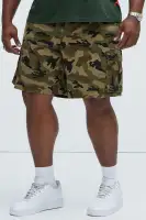 Twill Volley Cargo Shorts(Camouflage,S)