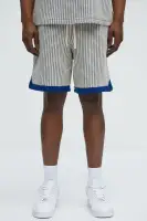 Devin Crochet Contrast Trim Shorts