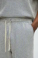 Devin Crochet Contrast Trim Shorts(Blue/combo,S)