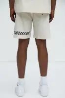 Racing Club Relaxed Drawstring Shorts(Cream,S)