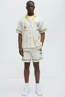 Malibu Beach Relaxed Shorts(Natural/Combo,S)