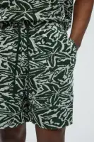 By The Sea Textured Knit Shorts(Green/combo,S)
