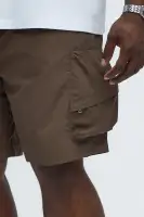 Take A Hike Cargo Shorts(Brown,S)