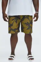 Island Flower Relaxed Short(Brown Combo,S)