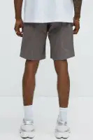 Snap Up Tech Shorts(Dark Grey,S)