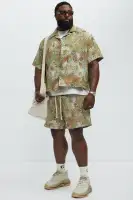 Judas Tapestry Shorts(Green/combo,S)