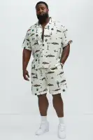 Desert Relaxed Short(White/combo,S)