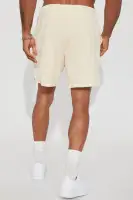 Check My Bank Statement Knit Shorts(Cream,S)