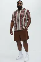 Beau Relaxed Corduroy Shorts(Brown,S)