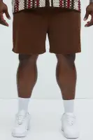 Beau Relaxed Corduroy Shorts(Brown,S)