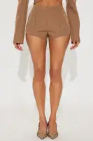 Executive Decision Trouser Micro Hot Short(Mocha,XS)