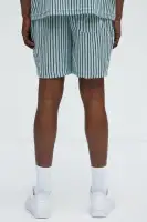 Rivera Drawstring Zig Zag Shorts(Light Blue,S)